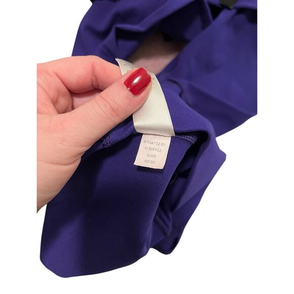 Athleta Womens Salutation Mesh 7/8 Tight Blue Purple Athletic Tights Size Small - Picture 7 of 7